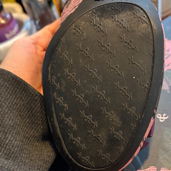 Kelly & Katie Black and Purple Floral Heels - Picture 6 of 8